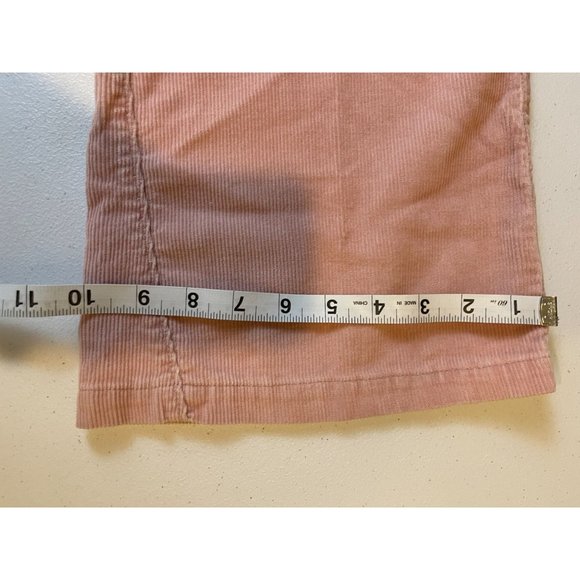 The Limited Womens Chino Pant Corduroy Straight Leg Mid Rise Cotton Pink Size 10 - Picture 7 of 9